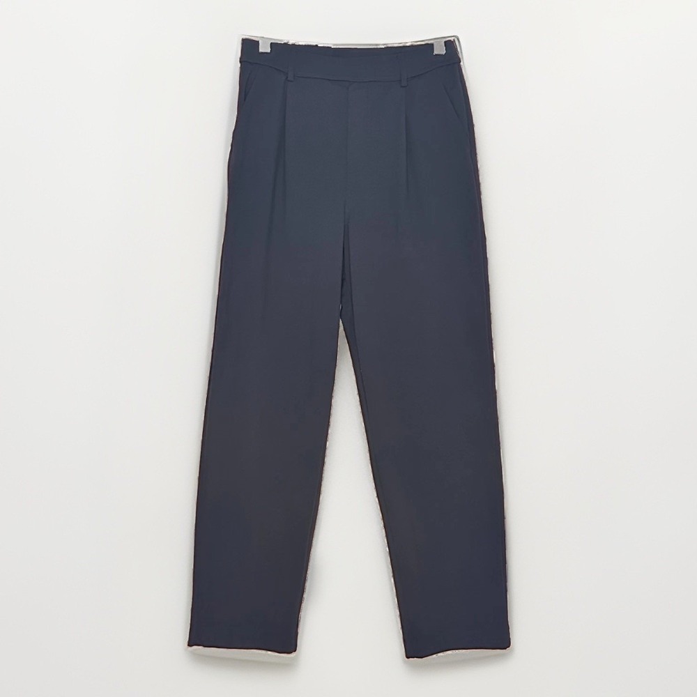 Halara Flex Dress Pants Womens S Navy High Waisted Stretch Work Trouser 26x27